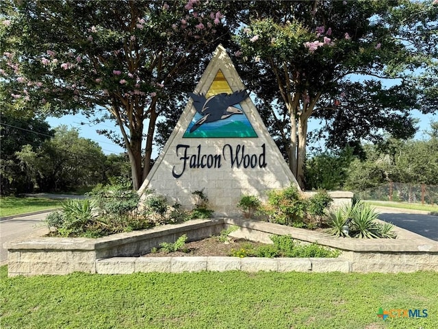 1795 Falconwood Dr, San Marcos, TX 78666 - view of community sign