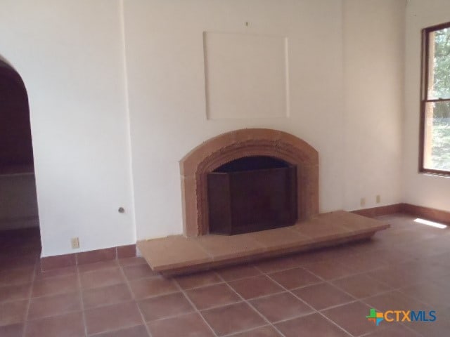 details featuring tile patterned floors