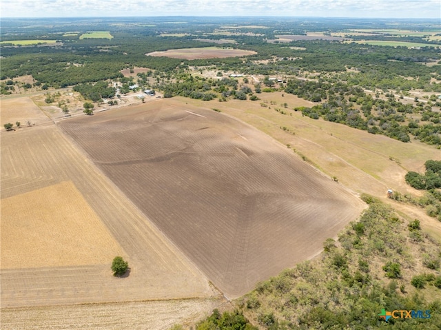 bird's eye view featuring a rural view