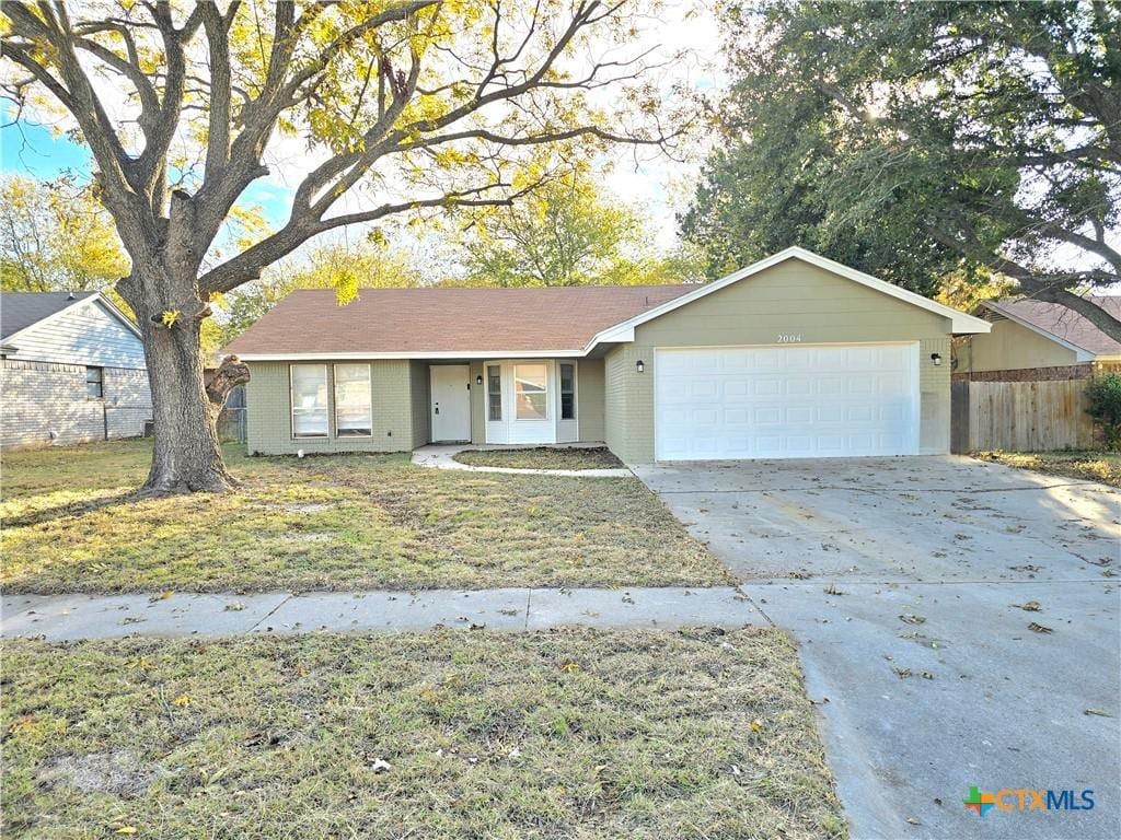 ranch-style house with a garage