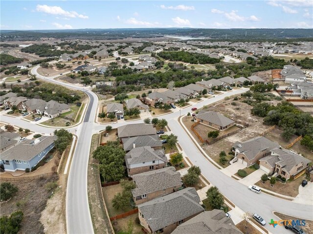 8113 Cannon Ct, Lago Vista, TX 78645 - aerial view of property and surrounding area with nearby suburban area