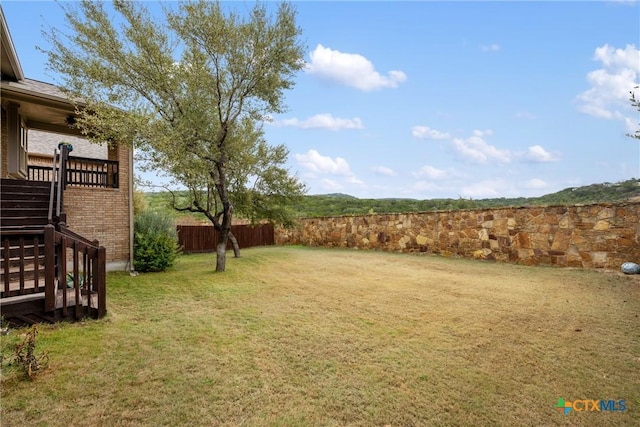 8113 Cannon Ct, Lago Vista, TX 78645 - view of yard with stairs