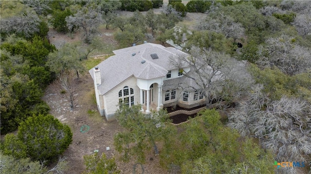 drone / aerial view