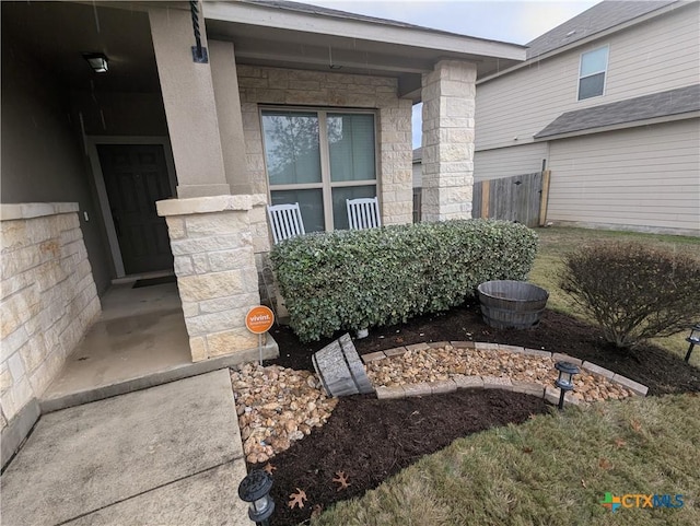 view of property entrance