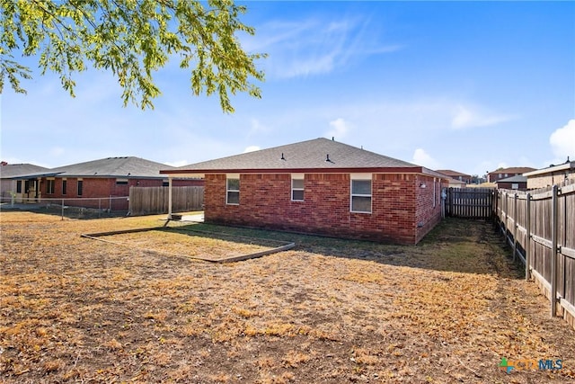 view of rear view of property