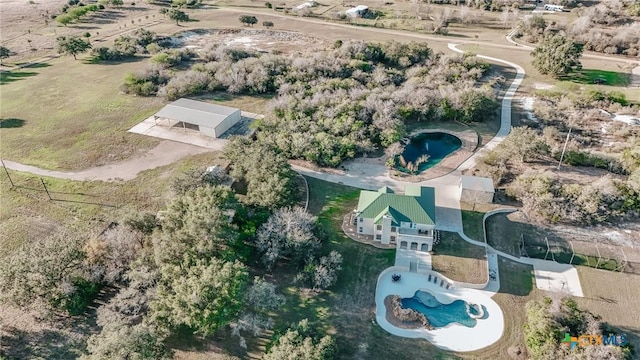 194 Panorama Ln, Victoria, TX 77905 - bird's eye view of a pool area