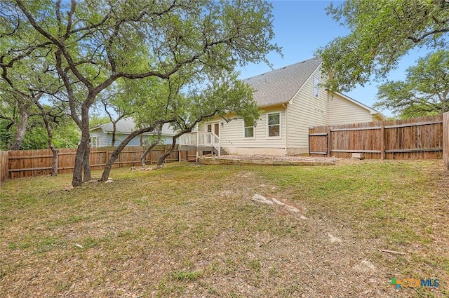 2033 Northview Dr, San Marcos, TX 78666 - view of fenced backyard