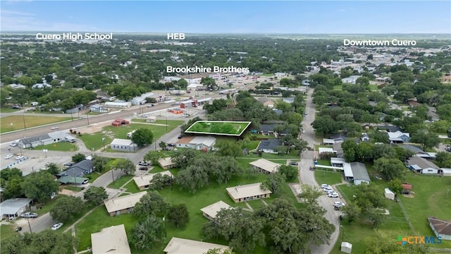 204 W Johnson St, Cuero, TX 77954 - bird's eye view