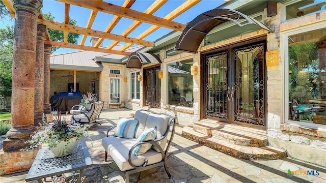 680 Saddleridge Dr, Wimberley, TX 78676 - view of patio