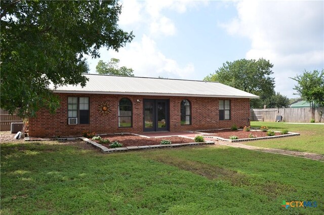 210 Meadow Ln, Martindale, TX 78655 - fenced yard with a fire pit