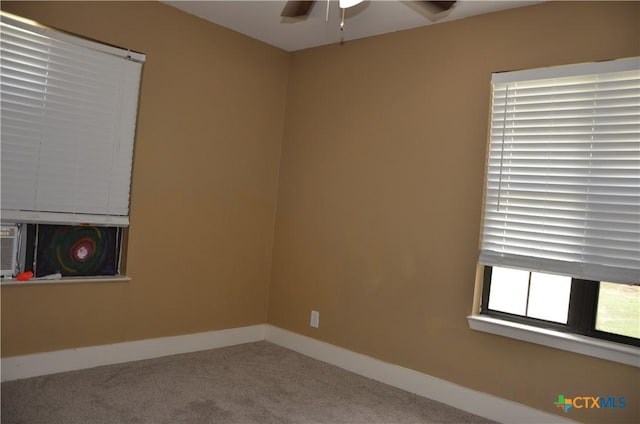 210 Meadow Ln, Martindale, TX 78655 - empty room featuring ceiling fan and carpet floors
