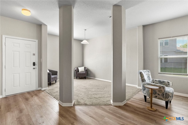 480 Waterloo Dr, Kyle, TX 78640 - entrance foyer featuring wood finished floors and baseboards