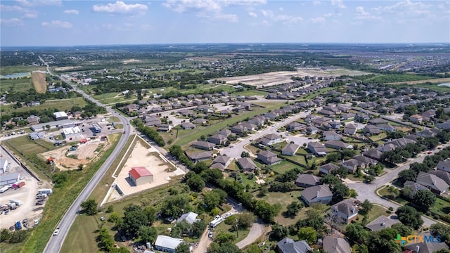 480 Waterloo Dr, Kyle, TX 78640 - aerial view of property and surrounding area with nearby suburban area