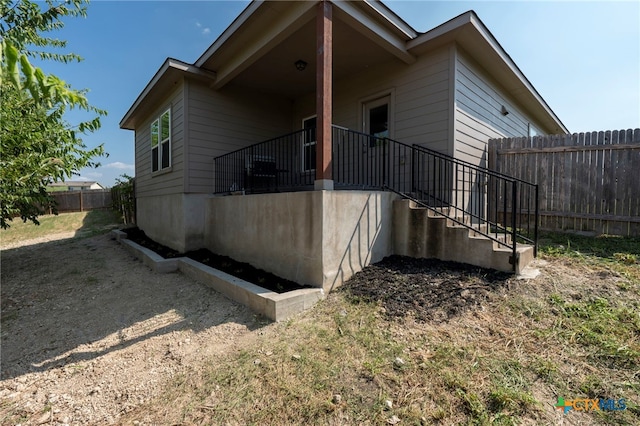 480 Waterloo Dr, Kyle, TX 78640 - view of property exterior with stairway