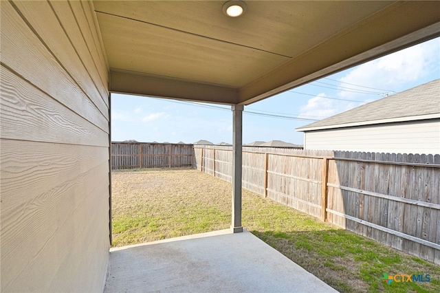 475 Autumn Leaf Dr, New Braunfels, TX 78130 - fenced backyard with a patio area