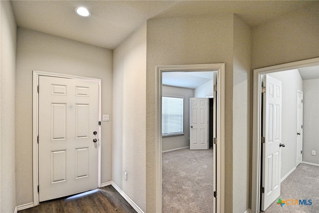 475 Autumn Leaf Dr, New Braunfels, TX 78130 - foyer entrance with baseboards and recessed lighting