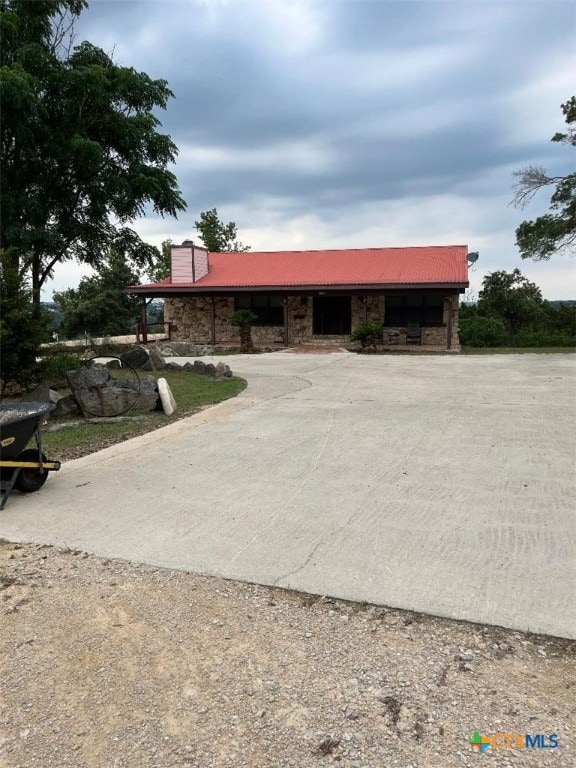 view of ranch-style home