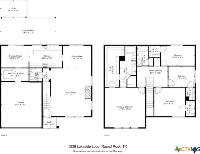 1335 Lakeside Loop, Round Rock, TX 78665 - view of home floor plan