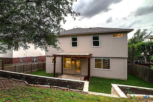 1123 Sundrop Pl, Round Rock, TX 78665 - rear view of house with a patio and stucco siding