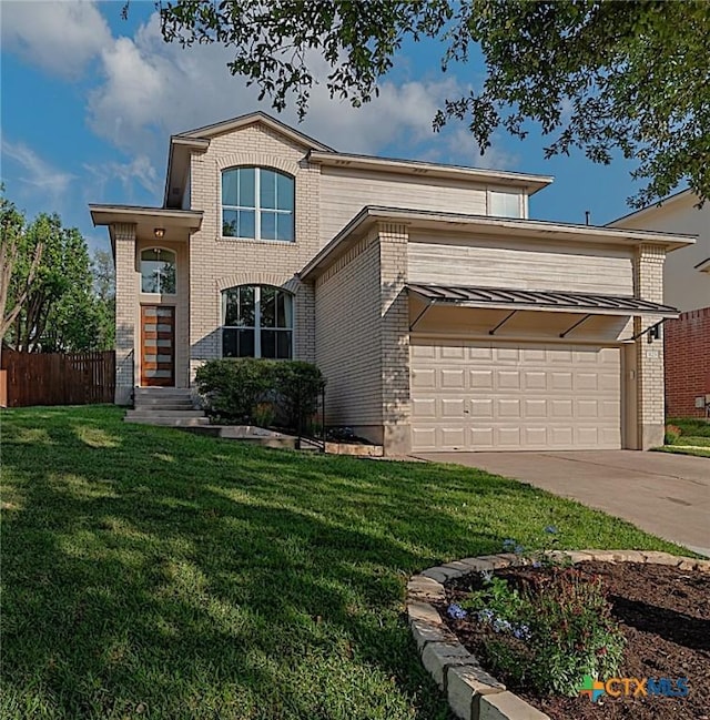 1123 Sundrop Pl, Round Rock, TX 78665 - traditional-style home featuring brick siding and driveway