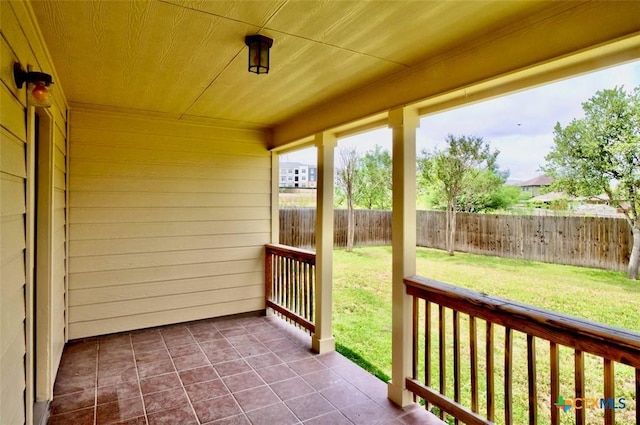 219 Starling Crk, New Braunfels, TX 78130 - view of unfurnished sunroom