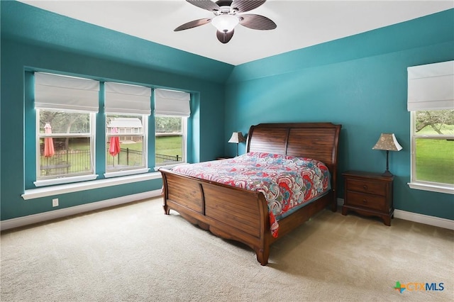 335 Mill Run, New Braunfels, TX 78132 - bedroom with carpet and ceiling fan
