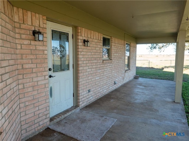 view of property entrance