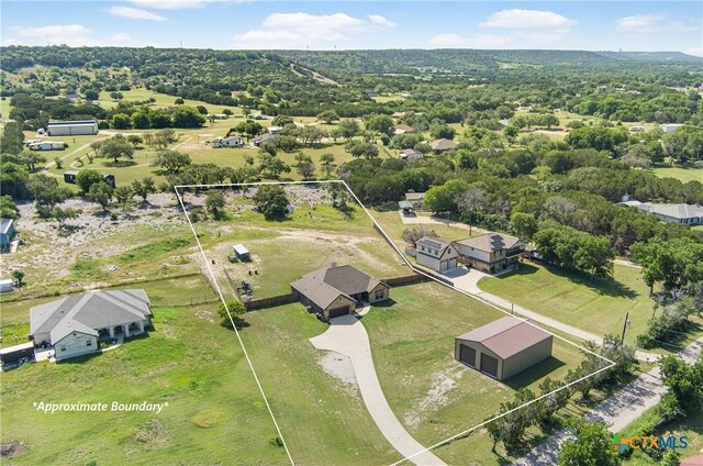 2656 Snow Rd, Kempner, TX 76539 - aerial view of property's location with property boundaries highlighted