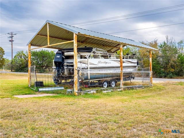 2904 Candace Cir, Horseshoe Bay, TX 78657 - exterior space with a lawn