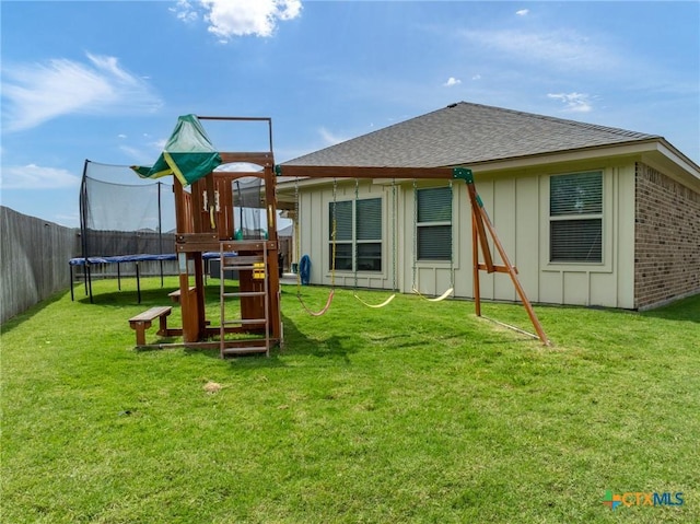 2635 Bolzano Trl, Temple, TX 76502 - view of jungle gym featuring a trampoline