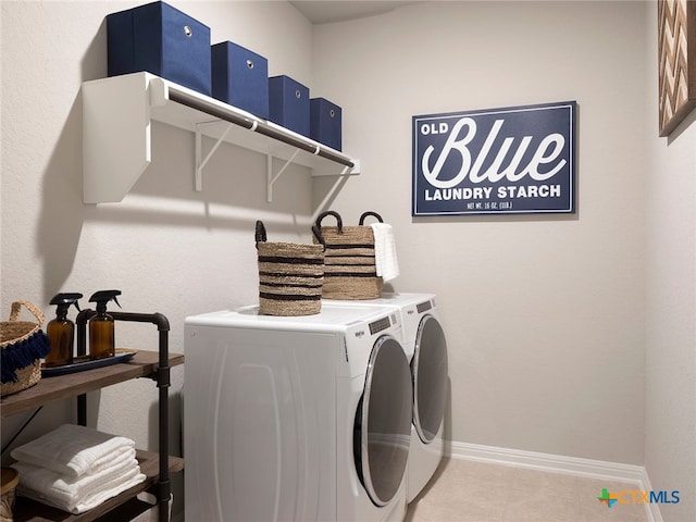 3076 Pike Dr, New Braunfels, TX 78130 - laundry room with washer and dryer and baseboards
