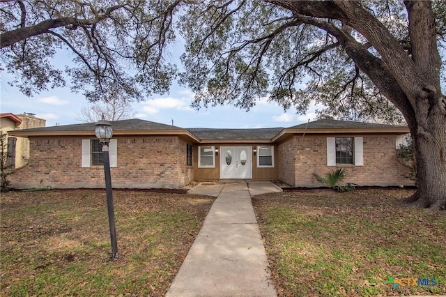 view of ranch-style house