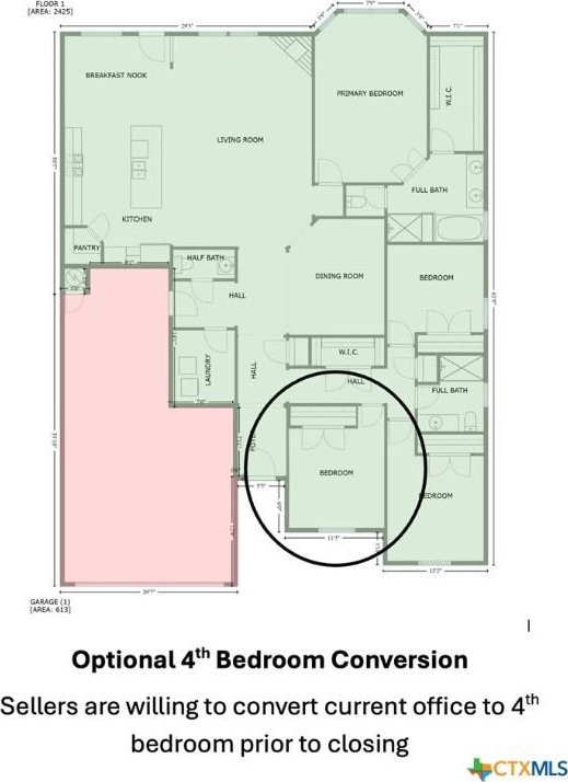 834 Oyster Crk, Buda, TX 78610 - view of room layout