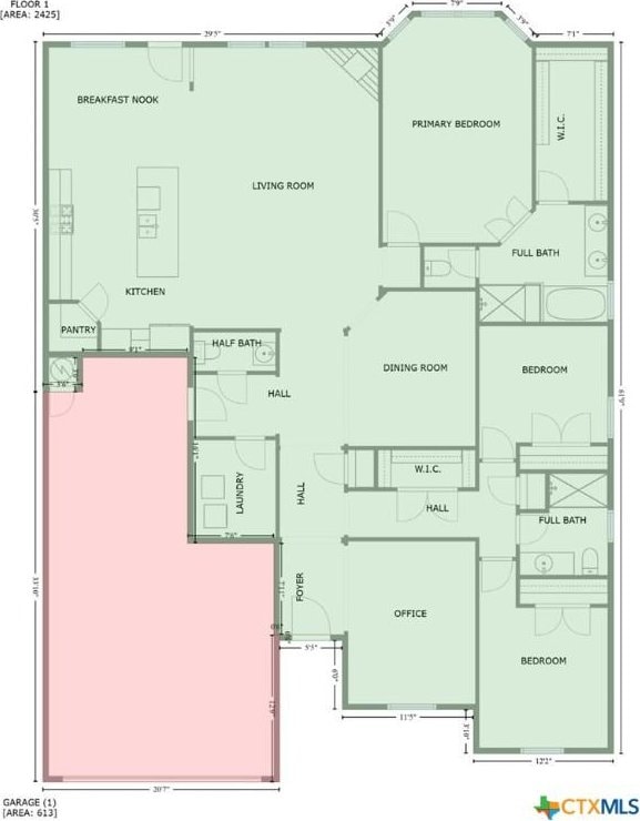 834 Oyster Crk, Buda, TX 78610 - view of property floor plan