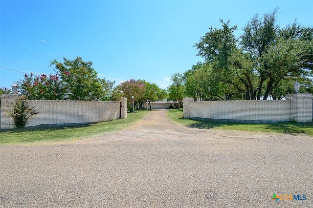 view of road