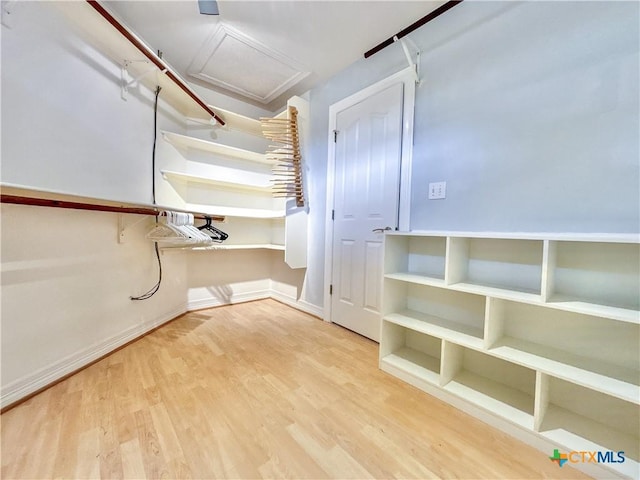 interior space featuring light hardwood / wood-style flooring