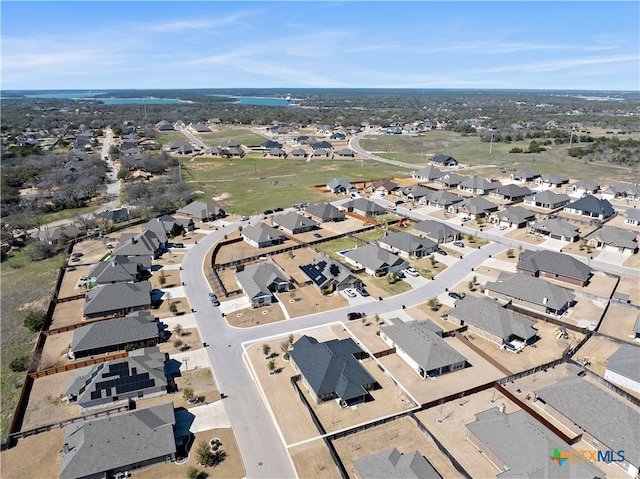 birds eye view of property featuring a residential view