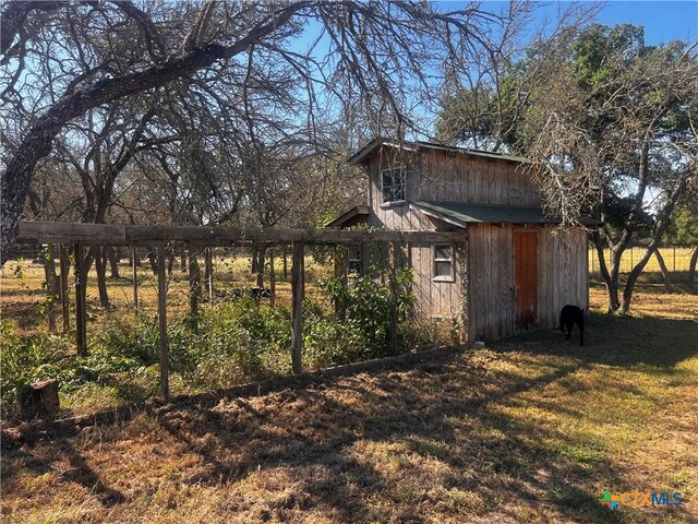 exterior space with a lawn