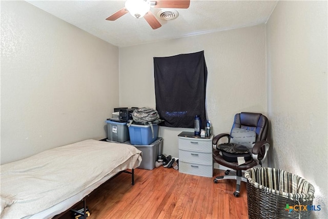 806 S 23rd St, Copperas Cove, TX 76522 - bedroom featuring wood finished floors and a ceiling fan