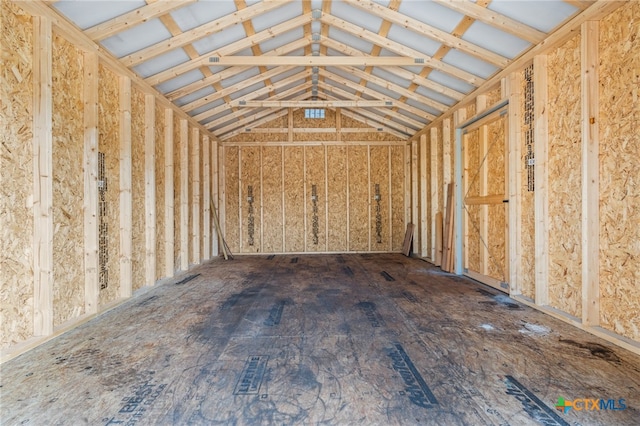 view of storage room