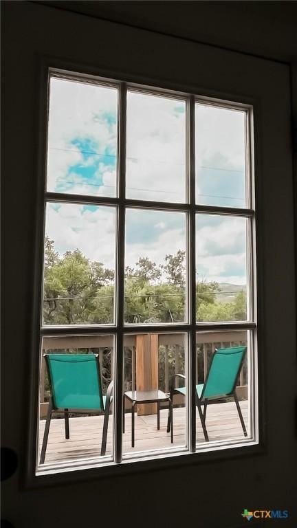 doorway with a wealth of natural light