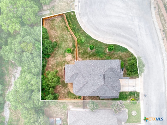 515 Secluded Grv, San Antonio, TX 78253 - aerial view of property's location with property boundaries highlighted