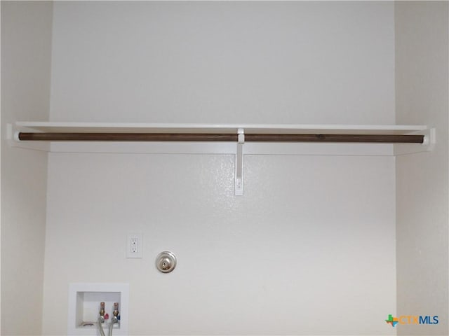2807 Terrace Dr, Killeen, TX 76543 - washroom with gas dryer hookup and hookup for a washing machine
