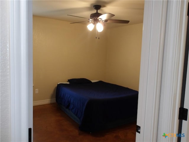2807 Terrace Dr, Killeen, TX 76543 - bedroom featuring baseboards and ceiling fan