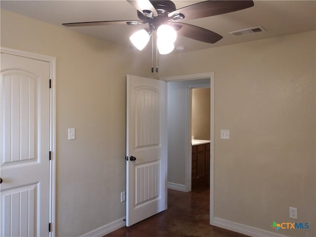 2807 Terrace Dr, Killeen, TX 76543 - unfurnished bedroom with baseboards and a ceiling fan