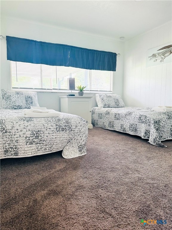 bedroom featuring carpet