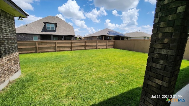 view of yard
