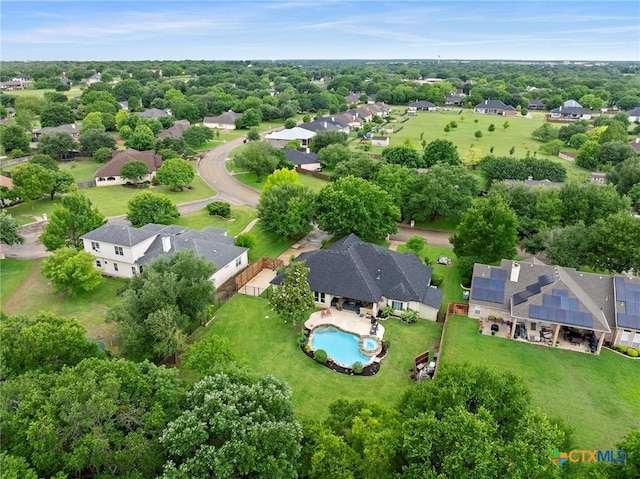 408 O W Lowrey, Salado, TX 76571 - aerial view of residential area with a pool area