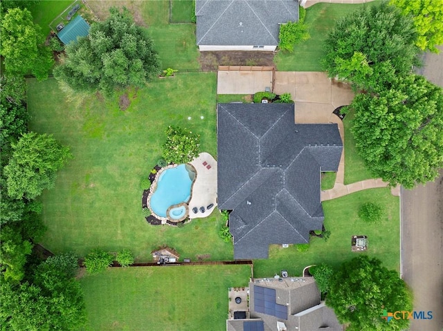 408 O W Lowrey, Salado, TX 76571 - drone / aerial view of a pool