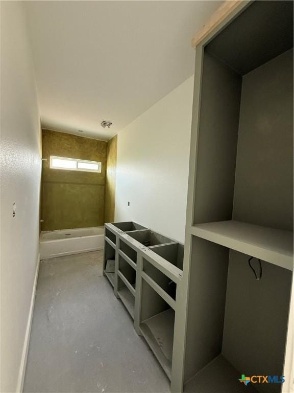1242 Ambrose Dr, Salado, TX 76503 - hall featuring concrete floors and baseboards